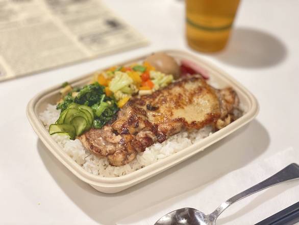Grilled Chicken Steak 烤雞腿排
